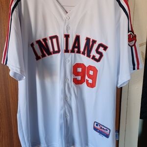 Cleveland Indians Ricky "Wild Thing" Vaughn jersey Size 54 (2XL)